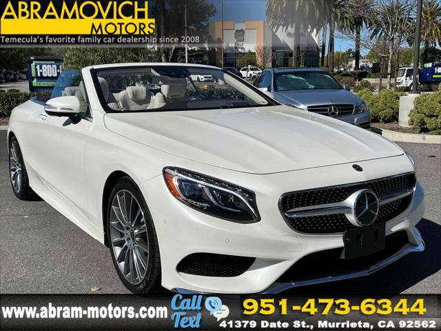 used 2017 Mercedes-Benz S-Class car, priced at $55,500