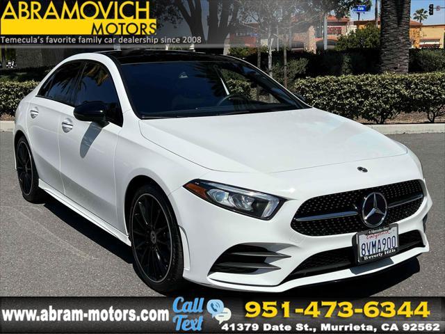 used 2021 Mercedes-Benz A-Class car, priced at $27,300