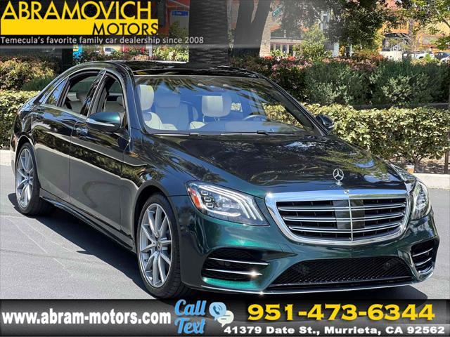 used 2020 Mercedes-Benz S-Class car, priced at $43,900