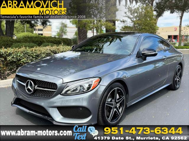 used 2017 Mercedes-Benz C-Class car, priced at $12,500