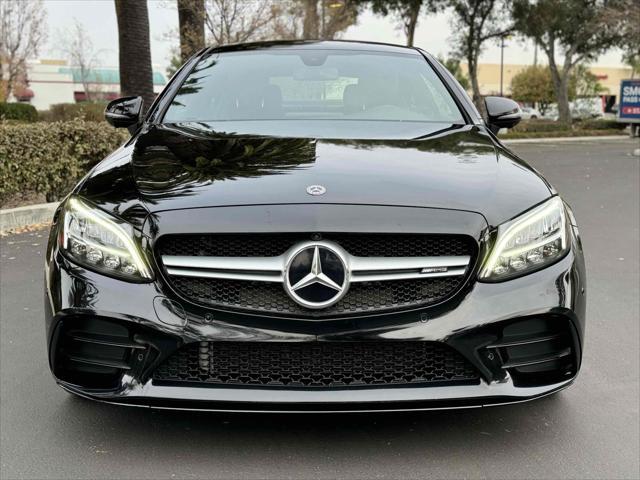 used 2021 Mercedes-Benz AMG C 43 car, priced at $38,990