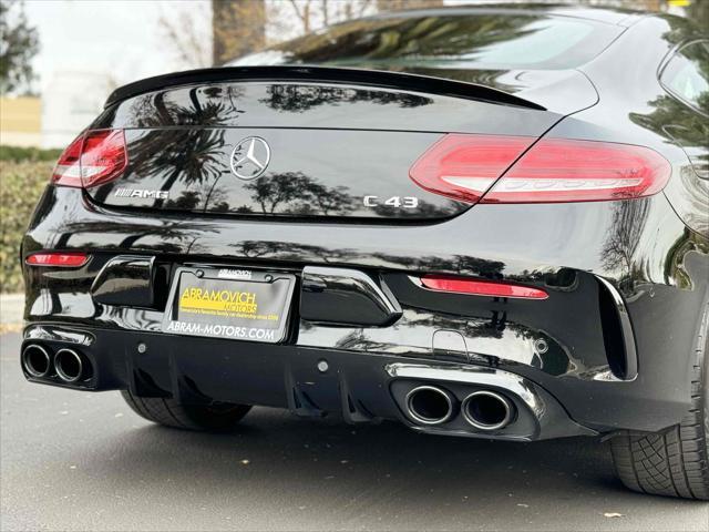 used 2021 Mercedes-Benz AMG C 43 car, priced at $38,990