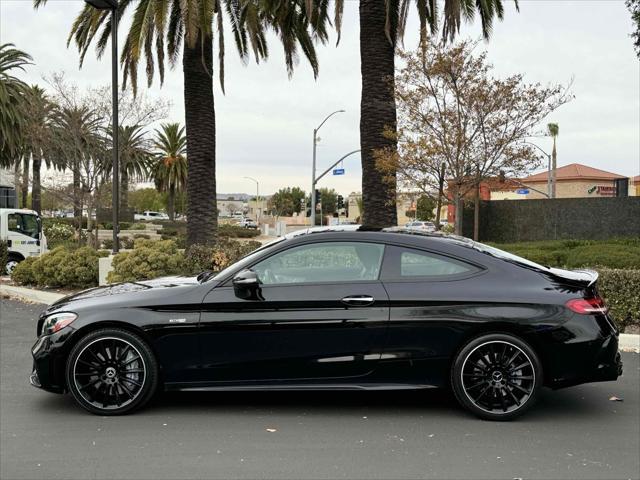 used 2021 Mercedes-Benz AMG C 43 car, priced at $38,990