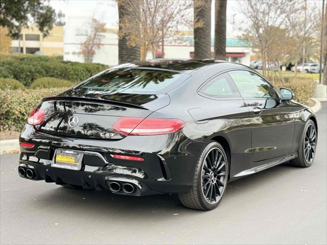 used 2021 Mercedes-Benz AMG C 43 car, priced at $38,990