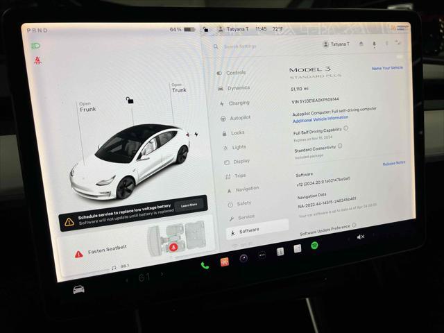 used 2019 Tesla Model 3 car, priced at $18,500