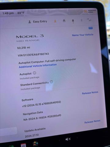 used 2018 Tesla Model 3 car, priced at $18,590