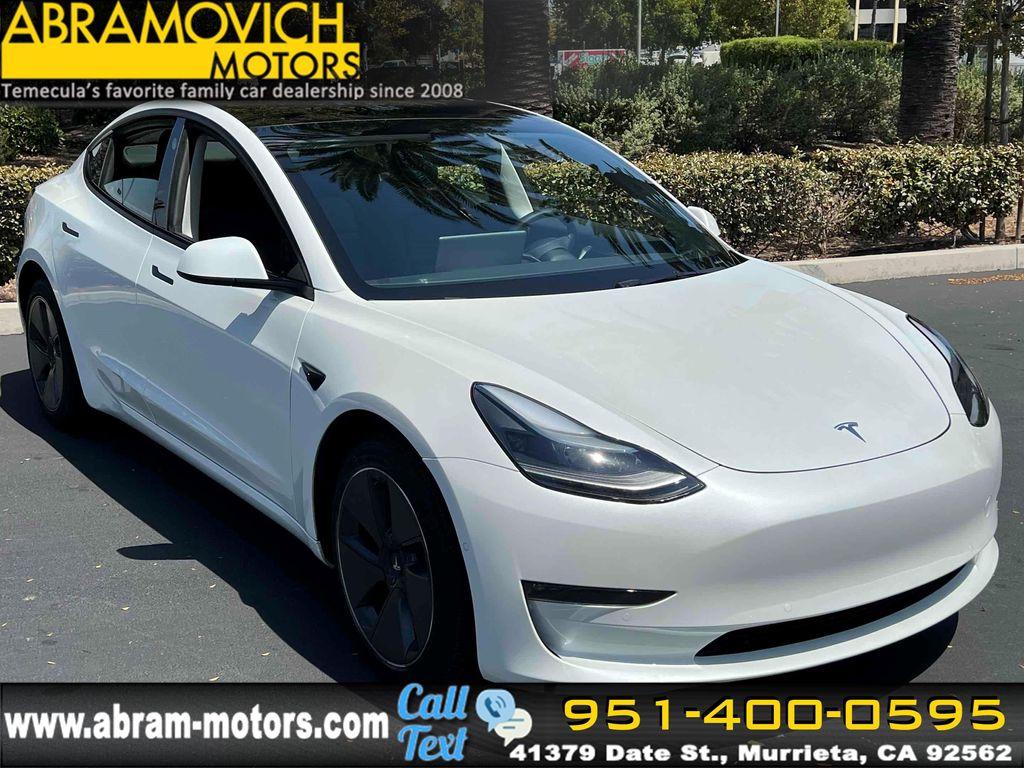 used 2022 Tesla Model 3 car, priced at $27,999