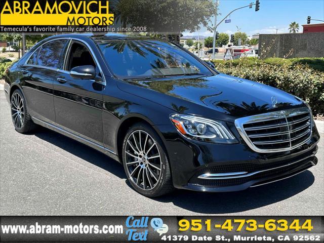 used 2020 Mercedes-Benz S-Class car, priced at $40,450