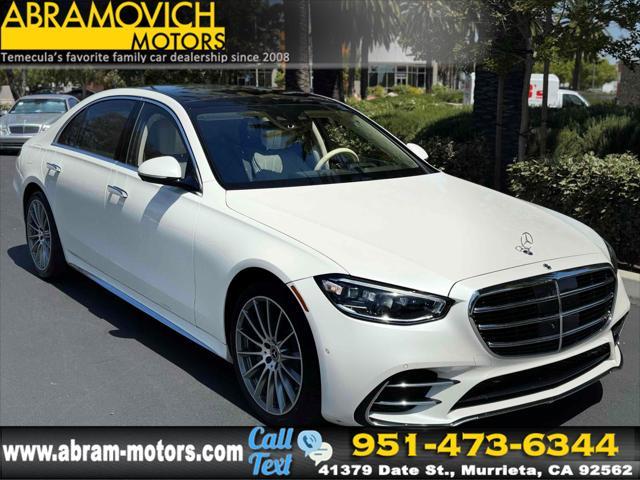 used 2022 Mercedes-Benz S-Class car, priced at $61,990