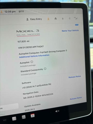 used 2023 Tesla Model 3 car, priced at $19,500