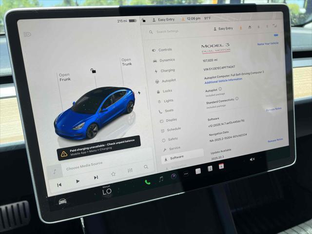 used 2023 Tesla Model 3 car, priced at $19,500