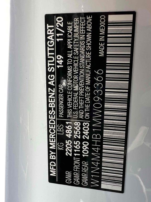 used 2021 Mercedes-Benz GLB 250 car, priced at $19,500