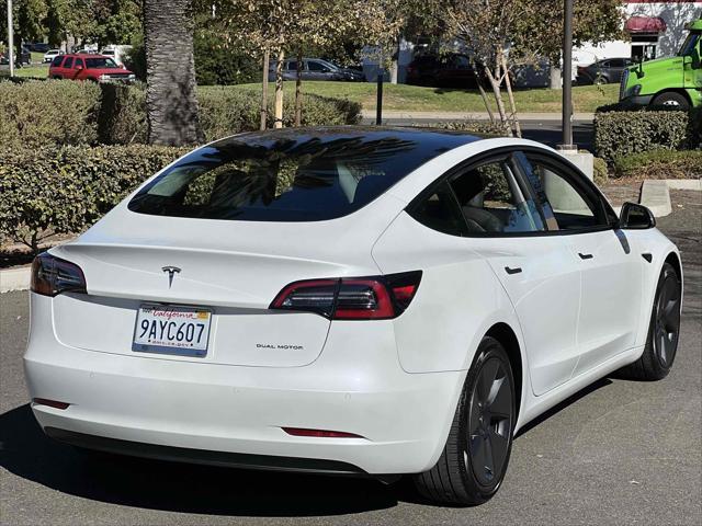 used 2022 Tesla Model 3 car, priced at $30,500