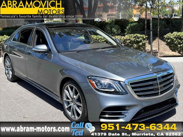 used 2020 Mercedes-Benz S-Class car, priced at $37,500