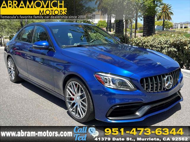 used 2020 Mercedes-Benz AMG C 63 car, priced at $46,500