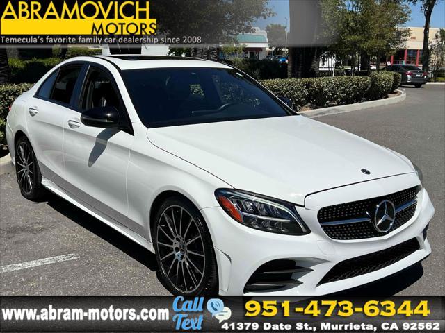 used 2020 Mercedes-Benz C-Class car, priced at $19,500