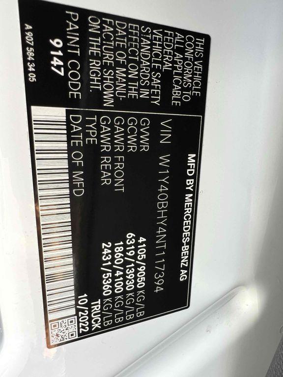 used 2022 Mercedes-Benz Sprinter 2500 car, priced at $34,590