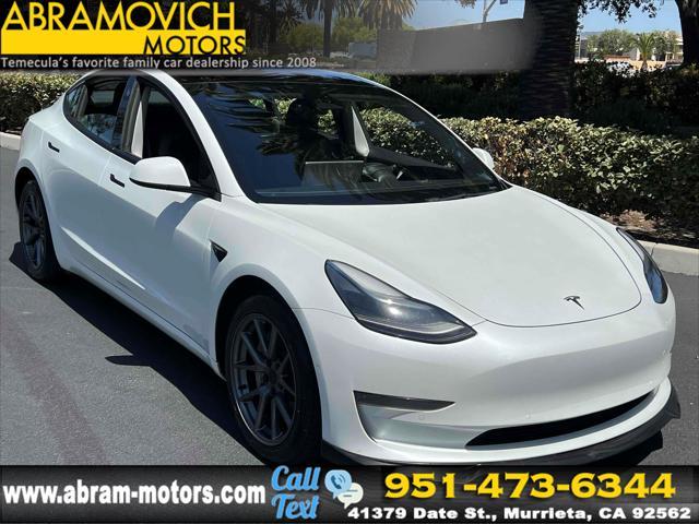 used 2022 Tesla Model 3 car, priced at $16,890