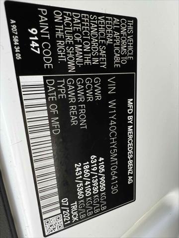 used 2021 Mercedes-Benz Sprinter 2500 car