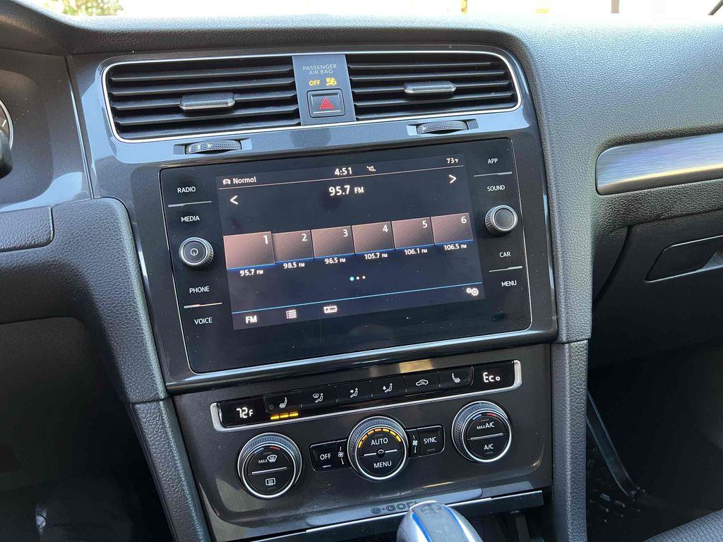 used 2018 Volkswagen e-Golf car, priced at $9,500