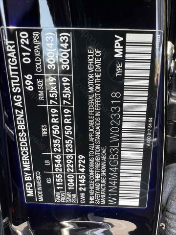 used 2020 Mercedes-Benz GLB 250 car, priced at $19,990