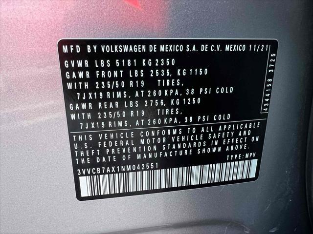 used 2022 Volkswagen Tiguan car, priced at $21,990
