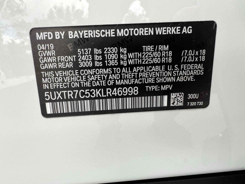 used 2019 BMW X3 car, priced at $15,490