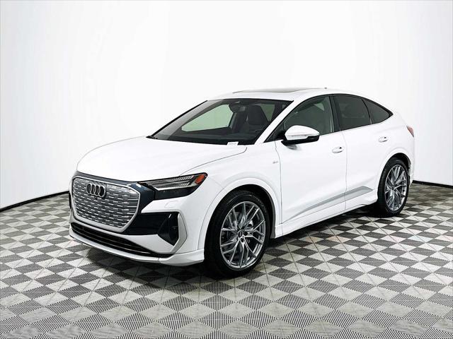 new 2025 Audi Q4 e-tron Sportback car, priced at $70,295