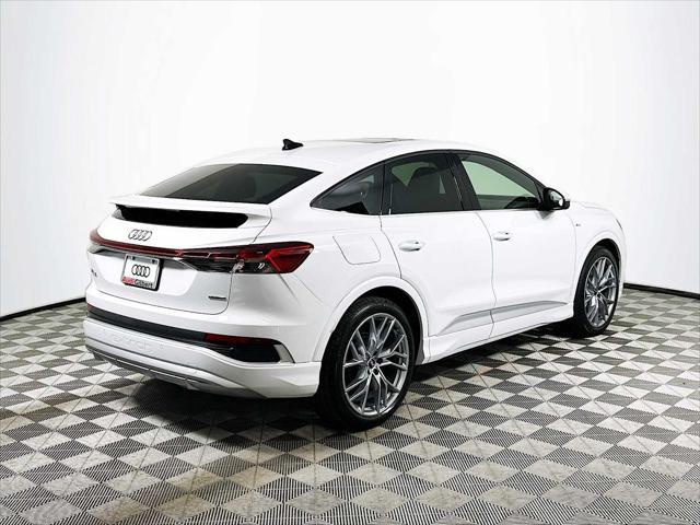 new 2025 Audi Q4 e-tron Sportback car, priced at $70,295