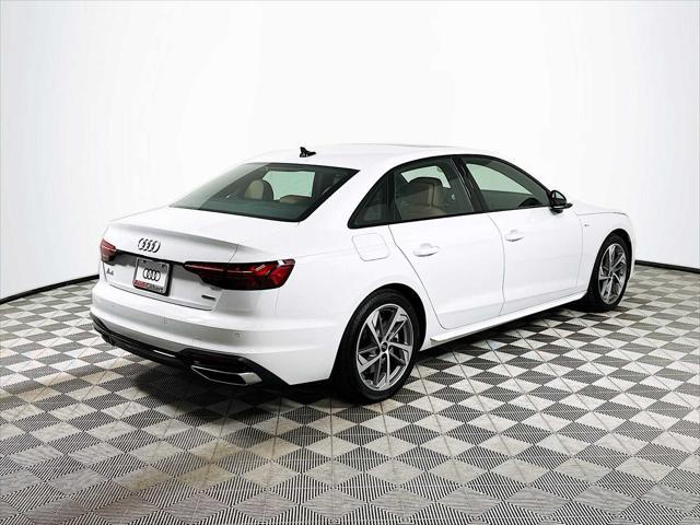 new 2025 Audi A4 car, priced at $48,075