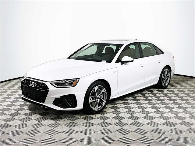 new 2025 Audi A4 car, priced at $48,075