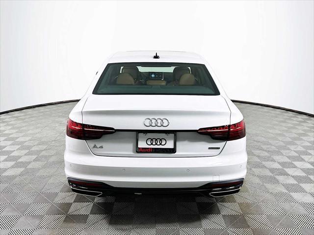 new 2025 Audi A4 car, priced at $48,075