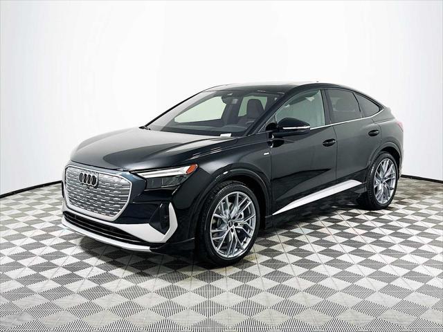 new 2025 Audi Q4 e-tron Sportback car, priced at $66,985