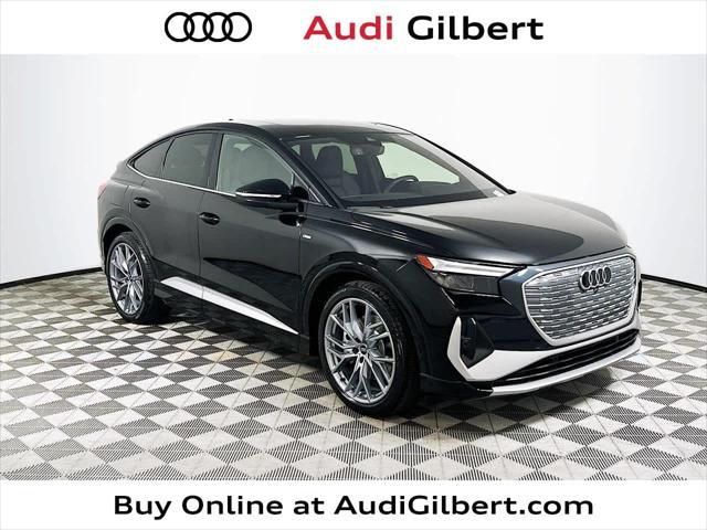 new 2025 Audi Q4 e-tron Sportback car, priced at $66,985