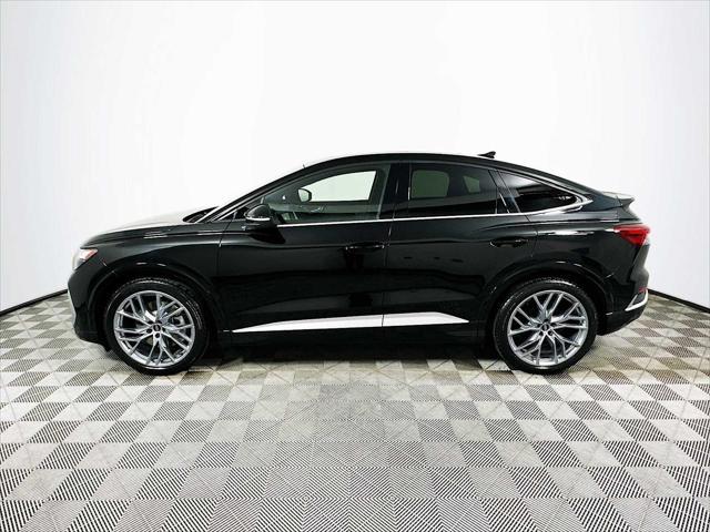 new 2025 Audi Q4 e-tron Sportback car, priced at $66,985