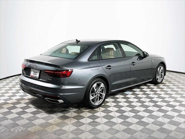 new 2025 Audi A4 car, priced at $48,075