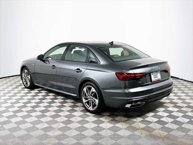 new 2025 Audi A4 car, priced at $48,075