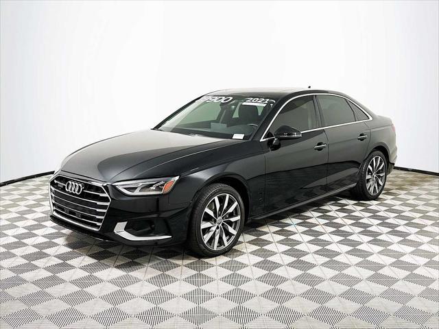 used 2021 Audi A4 car, priced at $28,300