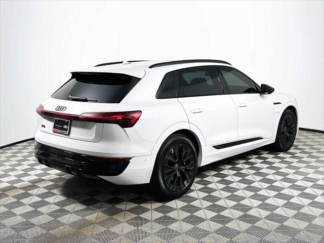 used 2024 Audi Q8 e-tron car, priced at $61,900