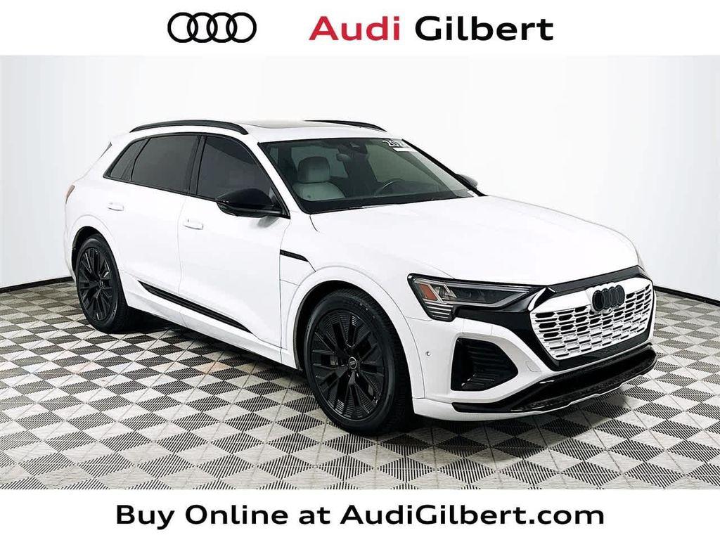 used 2024 Audi Q8 e-tron car, priced at $58,500