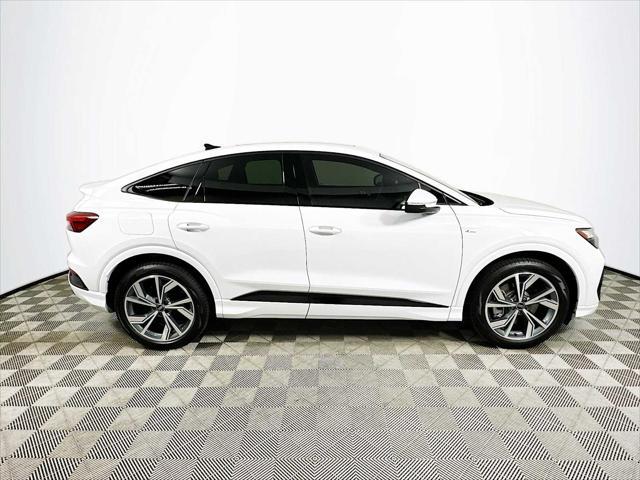 new 2025 Audi Q4 e-tron Sportback car, priced at $66,325