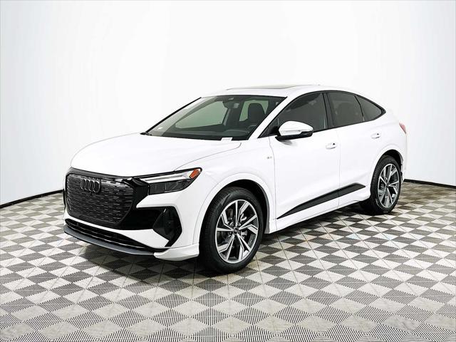new 2025 Audi Q4 e-tron Sportback car, priced at $66,325
