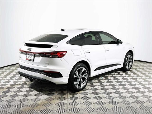 new 2025 Audi Q4 e-tron Sportback car, priced at $66,325