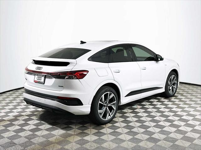 new 2025 Audi Q4 e-tron Sportback car, priced at $63,685
