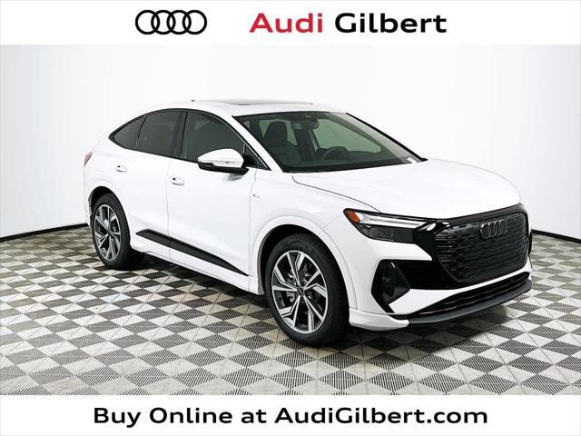 new 2025 Audi Q4 e-tron Sportback car, priced at $63,685