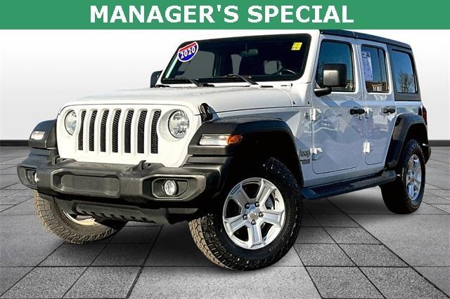 used 2020 Jeep Wrangler Unlimited car, priced at $29,787