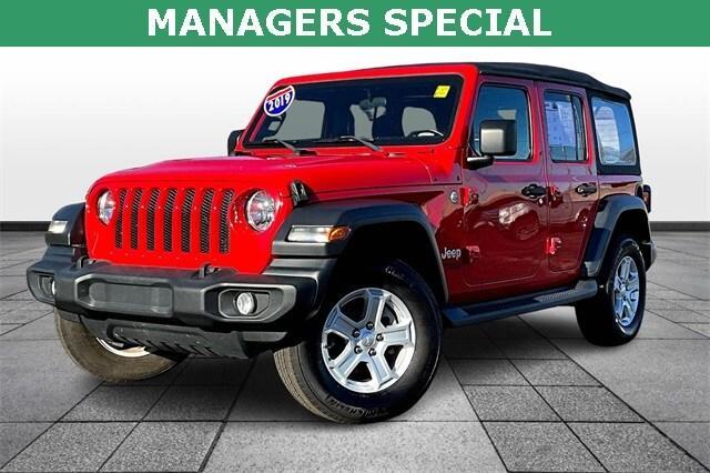used 2019 Jeep Wrangler Unlimited car, priced at $29,368