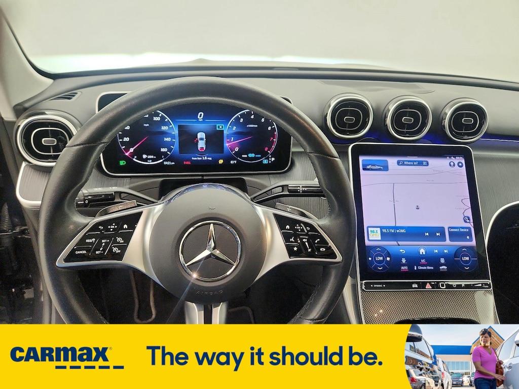 used 2022 Mercedes-Benz C-Class car, priced at $38,998
