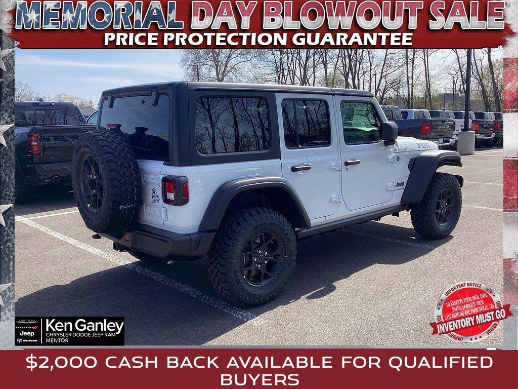 new 2025 Jeep Wrangler 4xe car, priced at $52,585