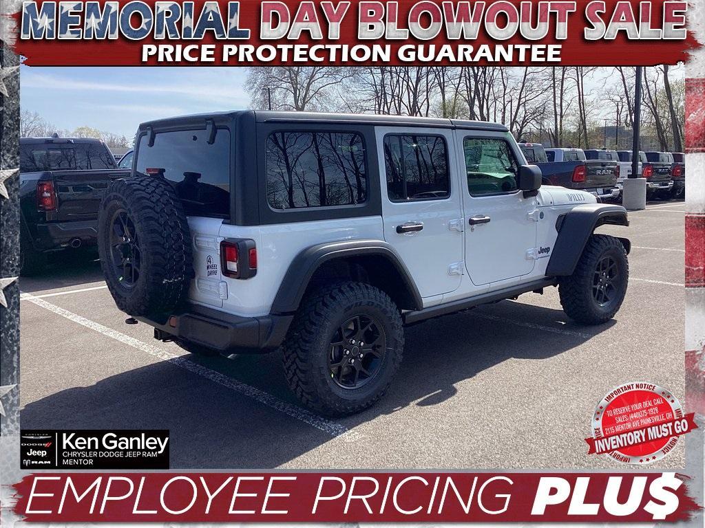 new 2025 Jeep Wrangler 4xe car, priced at $52,705